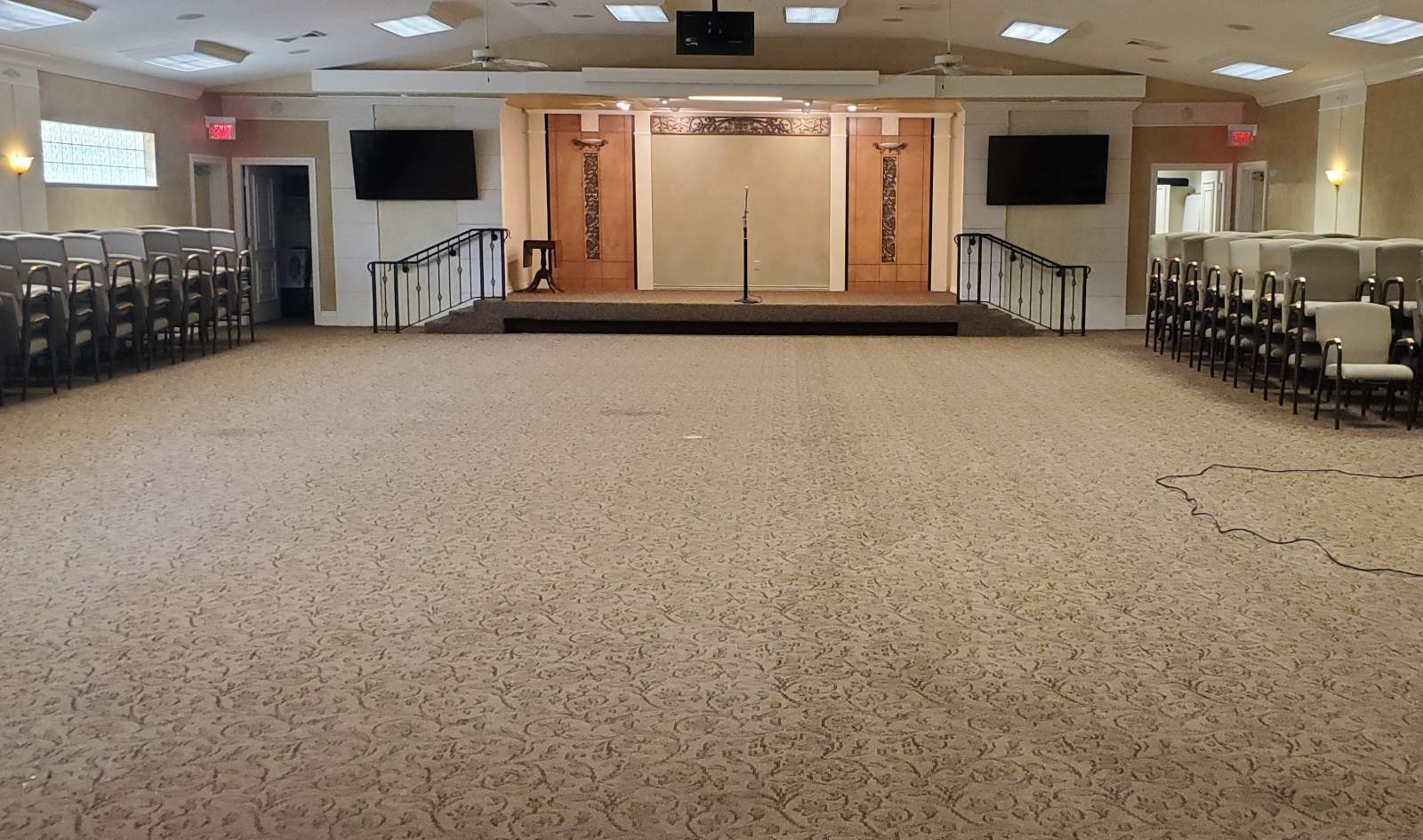 Commercial tile, stone floor, hardwood cleaning including carpet and
